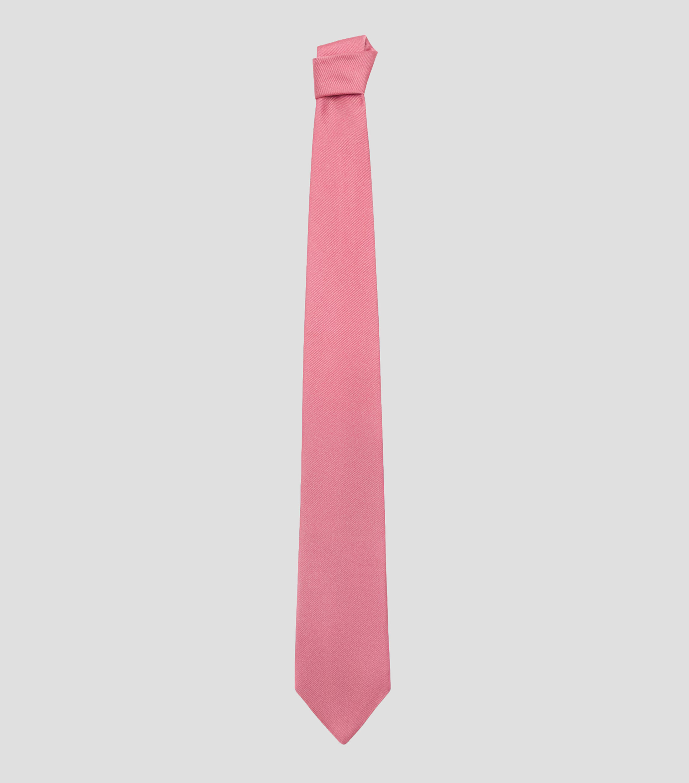 Corbata ancha en seda con líneas Hombre